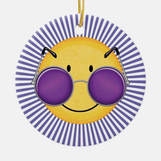 Lächeln 2 - SRF Keramik Ornament (Vorne)