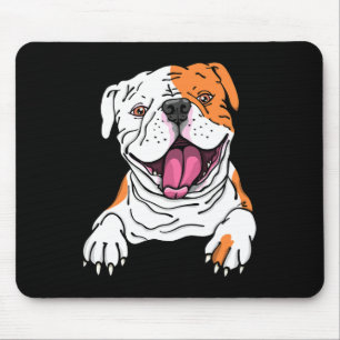 Lächeln American Bulldog English Puppy Dog Lover Mousepad