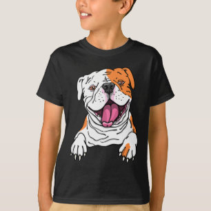 Lächeln American Bulldog English Puppy Dog Lover T-Shirt