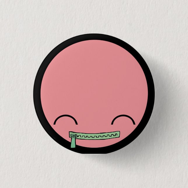 Lächeln-Baby-Knopf Button (Vorderseite)