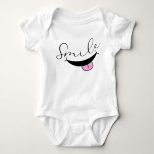 Lächeln baby strampler