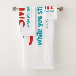 Lächeln Badhandtuch Set