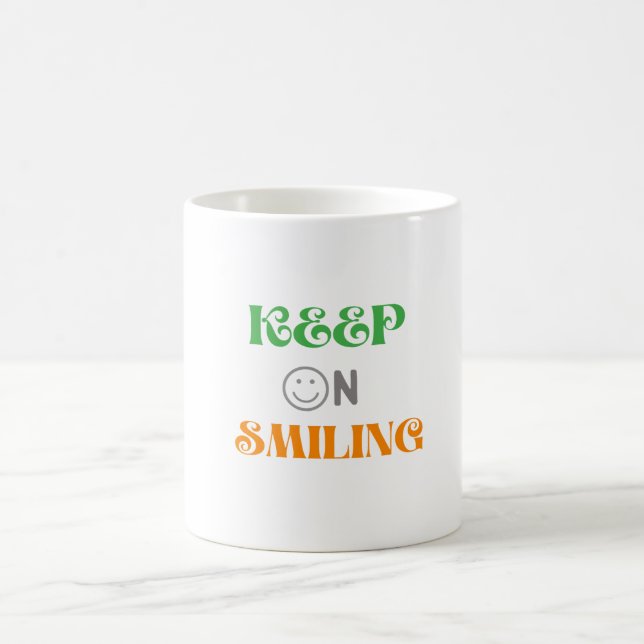 Lächeln behalten kaffeetasse (Mittel)