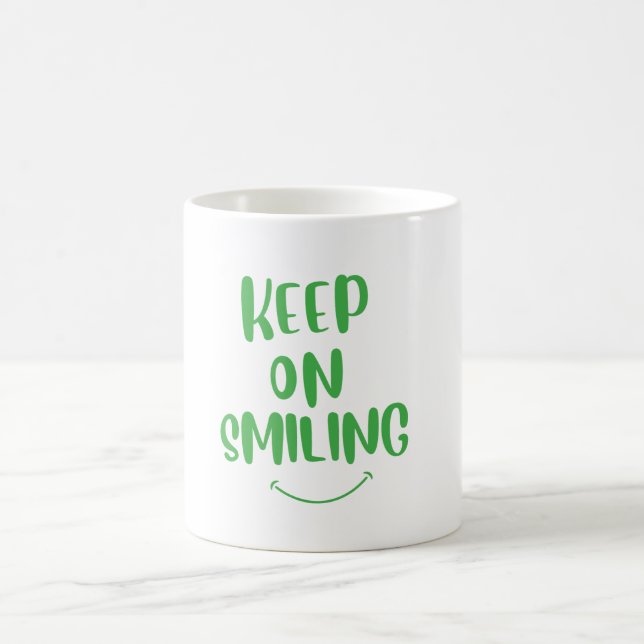 Lächeln behalten kaffeetasse (Mittel)