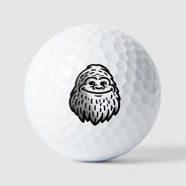 Lächeln Bigfoot - Sasquatch Sighting Golfball (Vorderseite)