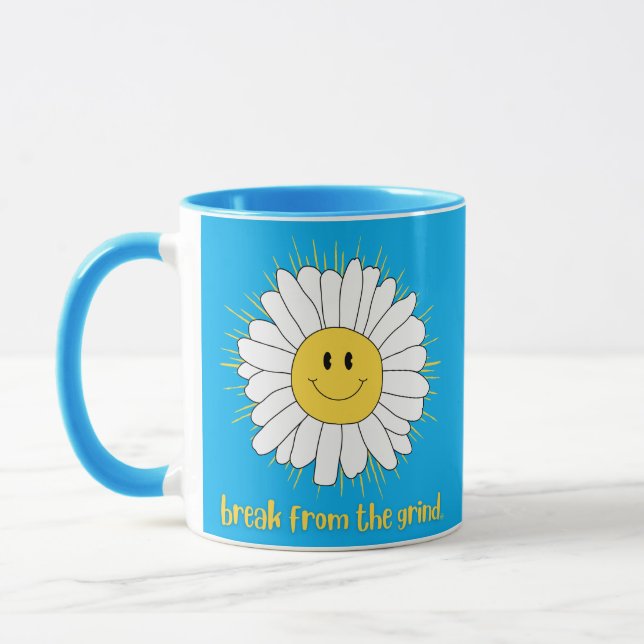 Lächeln Blume 3 BFTG Kaffee Tasse (Links)