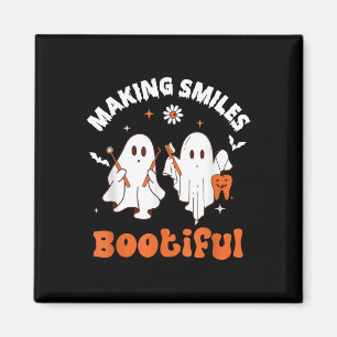 Lächeln bootiful Funny Ghost Dentist Hallowe Magnet