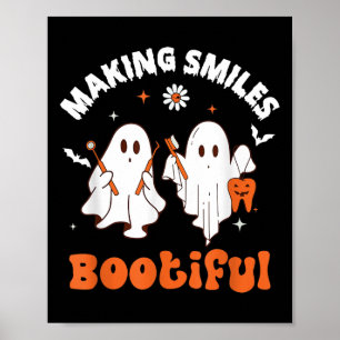 Lächeln bootiful Funny Ghost Dentist Hallowe Poster