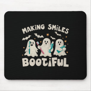Lächeln bootischer Halloween Funny Ghost Denti Mousepad