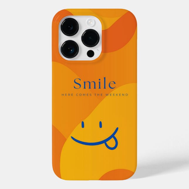 Lächeln Case-Mate iPhone Hülle (Rückseite)