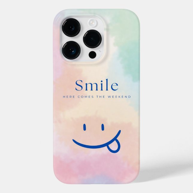 Lächeln Case-Mate iPhone Hülle (Rückseite)