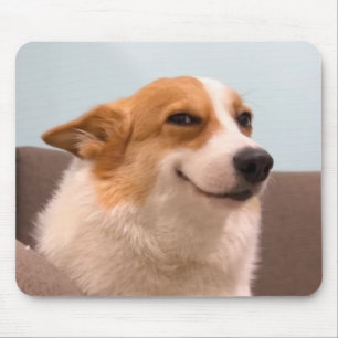 Lächeln Corgi Meme Mouse Pad Mousepad