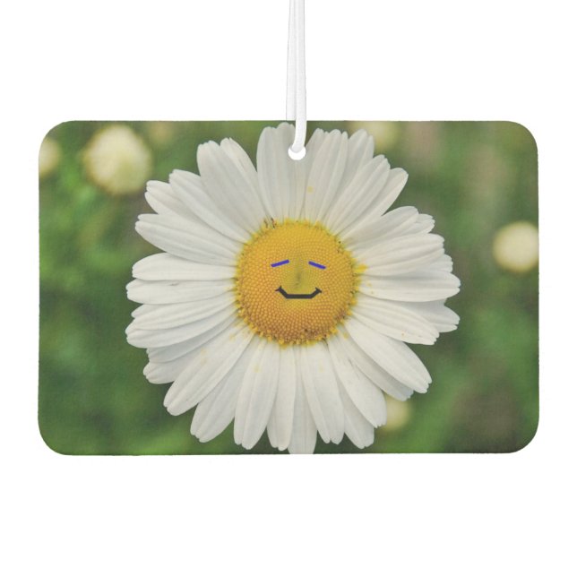 Lächeln Daisy Air Freshener Autolufterfrischer (Vorderseite)