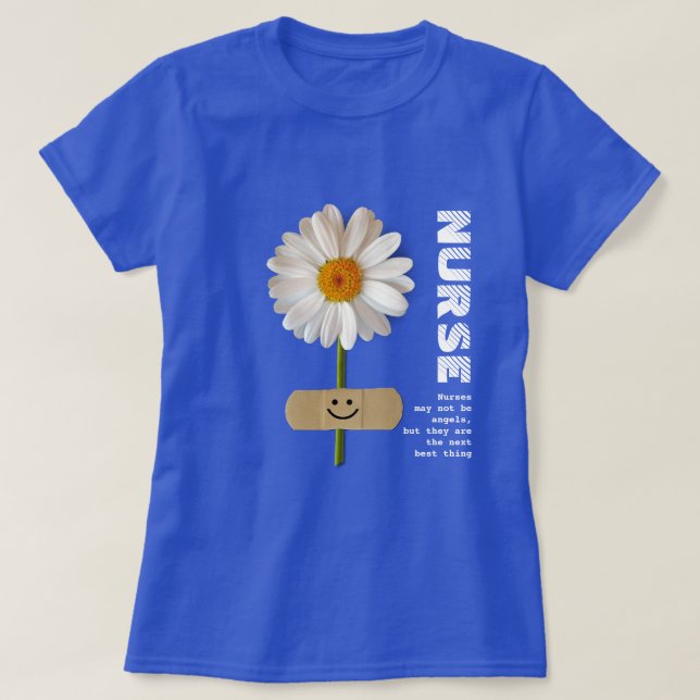 Lächeln Daisy Nurse Geschenk T - Shirt (Design vorne)