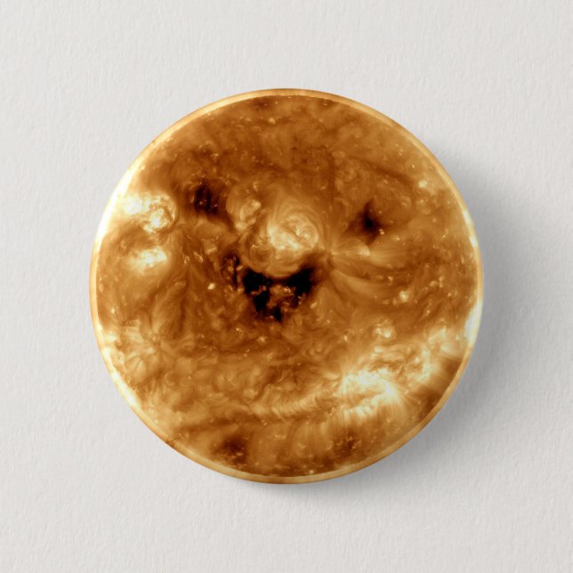 Lächeln der Sonne von der NASA-Sonnenstudio Button (Vorderseite)