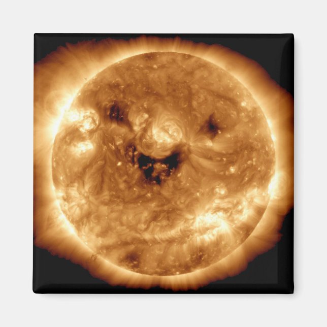 Lächeln der Sonne von der NASA-Sonnenstudio Magnet (Vorne)