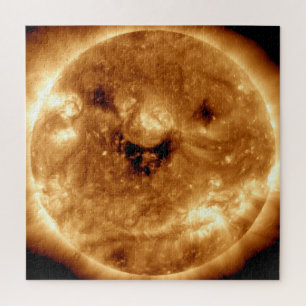 Lächeln der Sonne von der NASA-Sonnenstudio Puzzle