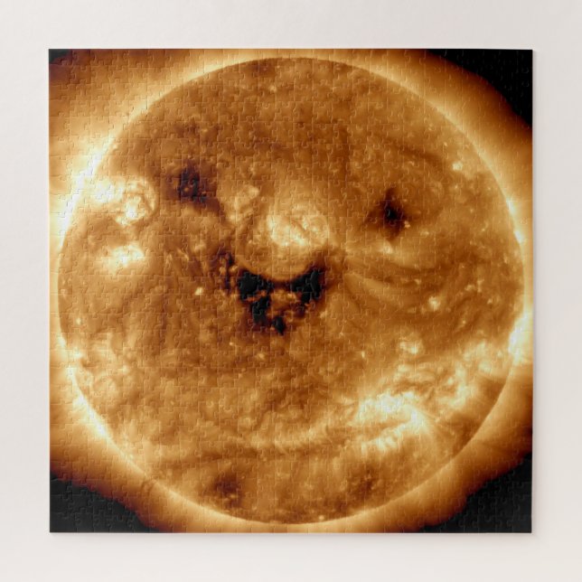 Lächeln der Sonne von der NASA-Sonnenstudio Puzzle (Vertikal)