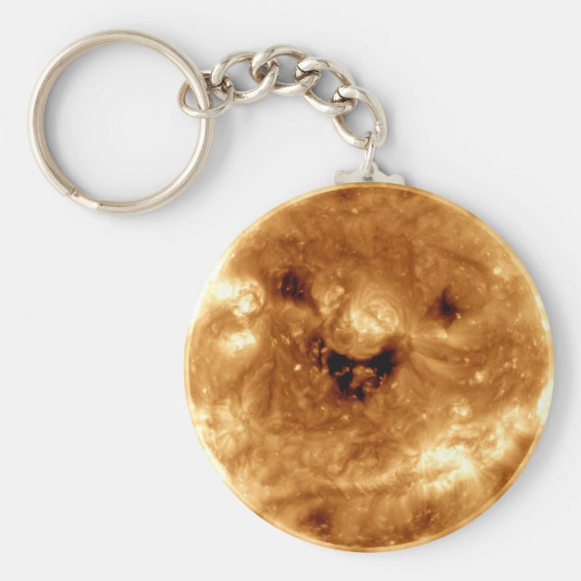 Lächeln der Sonne von der NASA-Sonnenstudio Schlüsselanhänger (Vorne)