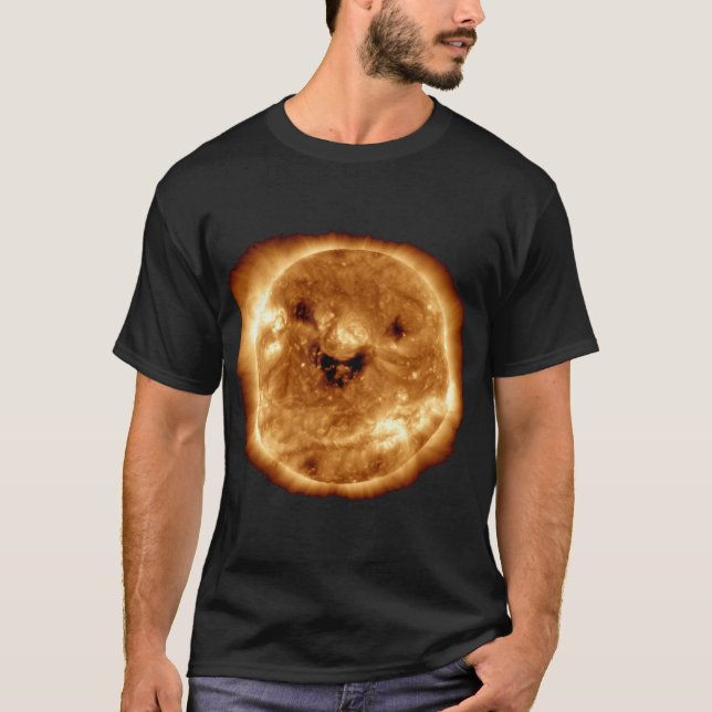 Lächeln der Sonne von der NASA-Sonnenstudio T-Shirt (Vorderseite)