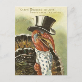Lächeln der Türkei Top Hat Postkarte