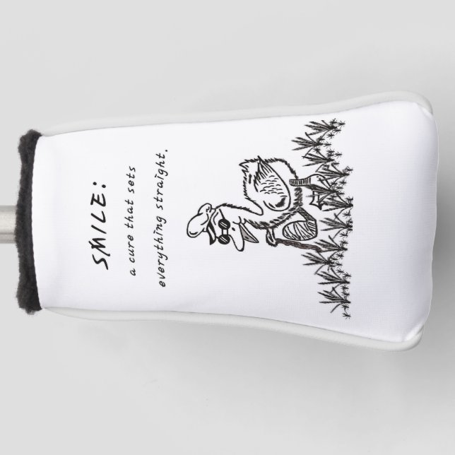 LÄCHELN, DIE KÖRPERN GOLF HEADCOVER (Vorderseite)