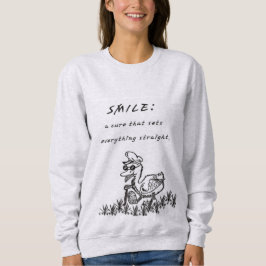 LÄCHELN, DIE KÖRPERN SWEATSHIRT