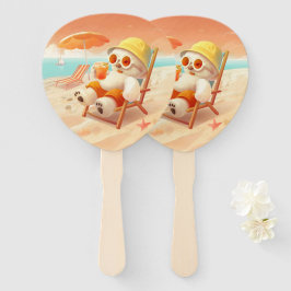 Lächeln Dog - Strandmodus eingeschaltet Fächer