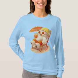 Lächeln Dog - Strandmodus eingeschaltet T-Shirt