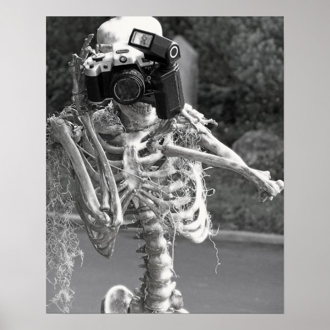 "Lächeln!..??" drucken Poster (Vorne)