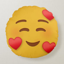 Lächeln Emoji mit Herz