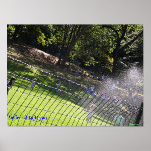 Lächeln - es Anzug Sie Poster