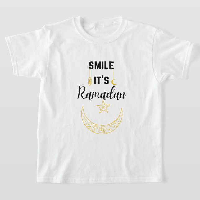 Lächeln es ist ramadan kareem islam für Muslime T-Shirt (Ablage )
