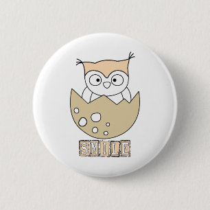 Lächeln, Eule Button