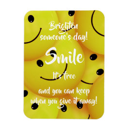 Lächeln, Freundlichkeit fördern Magnet