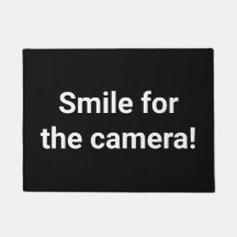 Lächeln für die Kamera