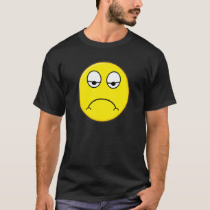 Lächeln Gesicht traurig Herz gebrochen trocken tra T-Shirt