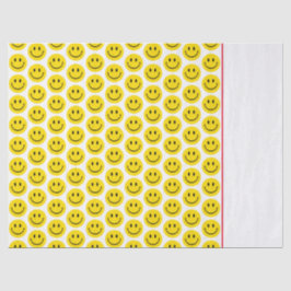 Lächeln Gesicht zwei Tone glücklich werden gut den Seidenpapier