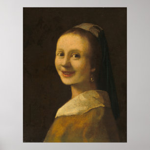 Lächeln Girl - Johannes Vermeer Fine Art Poster