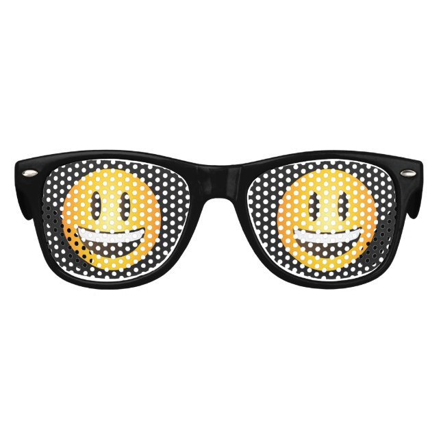 Lächeln glücklich Emoji Partybrille (Vorderseite)