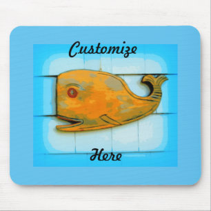 Lächeln glücklich Wal blauen Thunder_Cove Mousepad