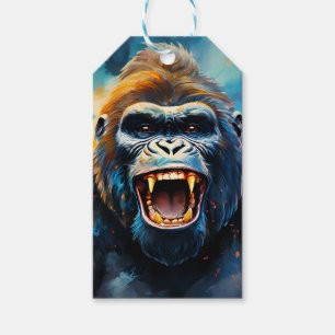 Lächeln Gorilla Geschenkanhänger