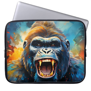 Lächeln Gorilla Laptopschutzhülle