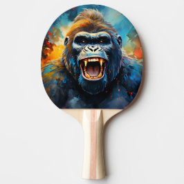 Lächeln Gorilla Tischtennis Schläger