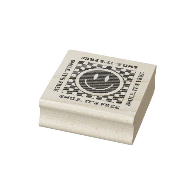 Lächeln Gummistempel (Stempel)