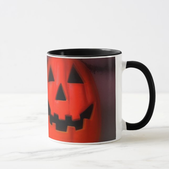 Lächeln, HappyHalloween Tasse (Rechts)