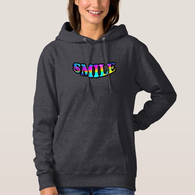lächeln hoodie (Vorderseite)