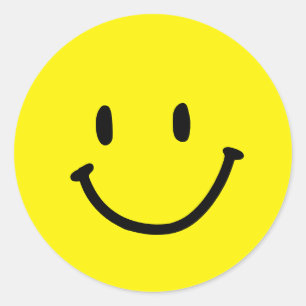 Lächeln in Ramadan ist eine gute Tat! Runder Aufkleber