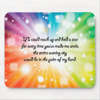 Lächeln-inspirierend glücklicher mousepad