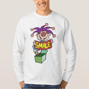 Lächeln ~ Jack-Kasten-Spielzeug-Wort-Spiel T-Shirt
